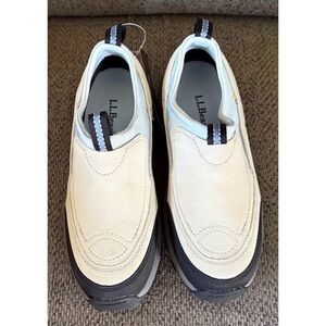 NWT LL Bean Slip On Suede Hiking Shoes Size 6.5
